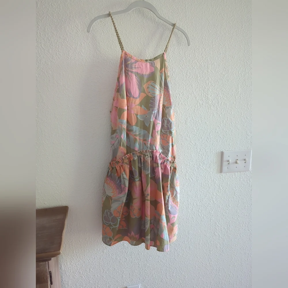 Free People Deserted Island Mini Dress Rainforest Combo Xsmall,smal Summer Beach - Picture 4 of 14